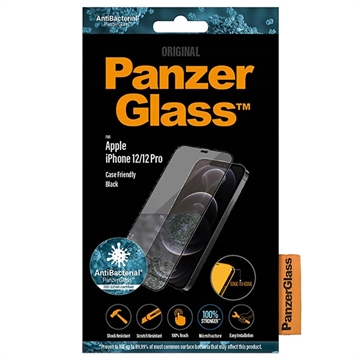 Ochranné pouzdro pro iPhone 12/12 Pro PanzerGlass Case Friendly - Černá Hrana
