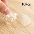 10 Pcs Transparent Round Double-Sided Adhesive Pad