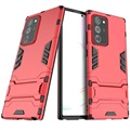 Série Armor Samsung Galaxy Note20 Ultra Hybrid Case With Kick Stand - Red