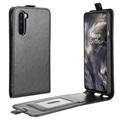 OnePlus Nord Vertical Flip pouzdro se slotem karty - černá