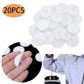 20 Pcs. Self-Adhesive Ceiling and Wall Sticky Hooks - Transparent