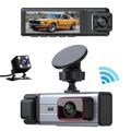 3.0" 1080P 4-Lens Dash Cam with Front, Rear & Side Recording