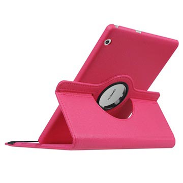 Huawei Mediapad T3 10 Rotary Folio pouzdro - horká růžová