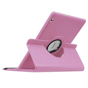 Rotary folio taška pro Huawei MediaPad T3 10-Pink