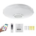 36W Smart LED Ceiling Light with Remote Control / Bluetooth Speaker - Diamond Shape