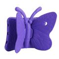 3D Butterfly Kids Nárazuvzdorné pouzdro EVA Kickstand Phone Cover pro iPad Pro 9.7 / Air 2 / Air - fialové