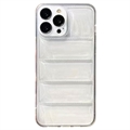 iPhone 14 Pro 3D Flexibilní Pouzdro TPU - Průhledné