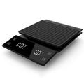 3KG Digital LED Display Coffee Scale with Timer High Precision Kitchen Scale (Battery Style, Battery Not Included) - Black