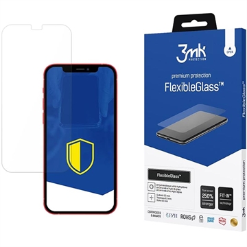 iPhone 12 Mini 3MK FlexibleGlass Hybrid Ochrana Obrazovky - 7H - Průhledný