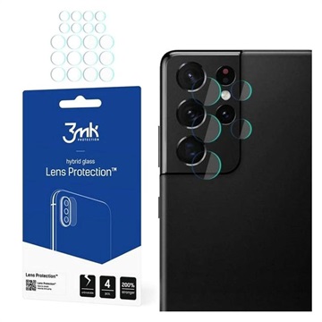 3MK Hybrid Samsung Galaxy S21 Ultra 5G Camera Chomes Protector - 4 ks.