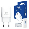 3MK Hypercharger 20W Quick Charger - USB -C, USB -A - WHITE