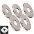 5 Pcs. Stainless Steel Round Wall Hole Flange Cover