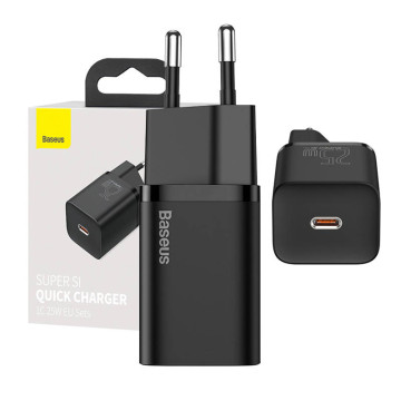 Baseus Super Si Quick Charger 1C 25W - černá