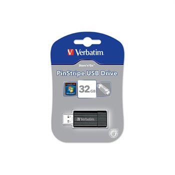 Verbatim Pinstripe 32GB USB Stick - černá