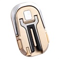 5 v 1 multifunkční držák prstenu pro chytré telefony - zlato