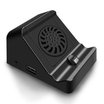 6317 Pro Nintendo Switch 1x USB 3.0 + 2x USB 2.0 výstup Mini HD Video Conversion Dock s chladicím ventilátorem