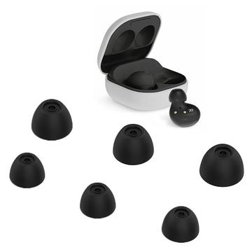 6 ks náhradních koncovek sluchátek Měkké silikonové kryty sluchátek pro Samsung Galaxy Buds2