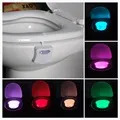 8-barevné noční senzor na toaletní noční světlo