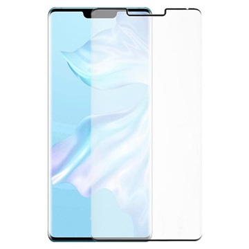 9d plný kryt Huawei Mate 30 Pro Tempered Glass Ochlanec - Černá