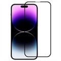 21D Plný Obálka iPhone 14 Pro Tempered Glass Ochrana - 11H - Černá