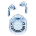 ACEFAST T8 / AT8 Crystal (2) barevná sluchátka Bluetooth Lehká bezdrátová sluchátka pro práci - modrá