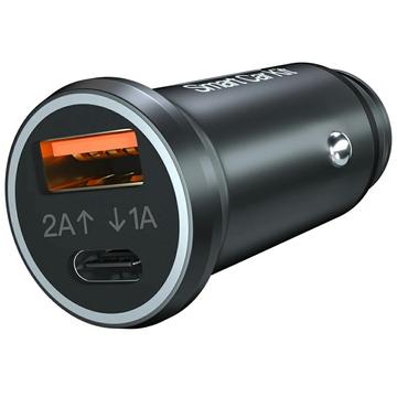 AP200 Mini Car Charger / Vehicle Tracker - Apple Find My Compatible - Black