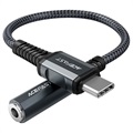 Acefast C1-07 USB-C / 3,5 mm aux audio adaptér-tmavě šedá