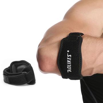 Adjustable Elbow Support for Sports - Black