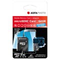 Agfaphoto Profesionální vysokorychlostní paměťová karta microSDXC 10616 - 64 GB