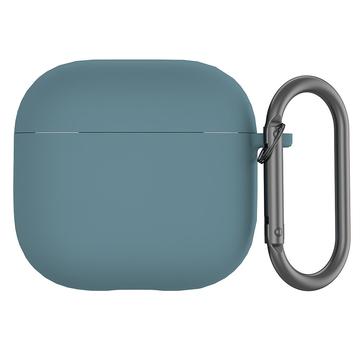AirPods 4 Silicone Case with Carabiner - Green