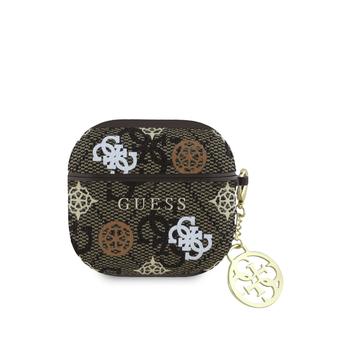 AirPods 4 Guess 4G Peony Charm Case - Brown