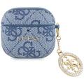 AirPods 4 Guess 4G Strass Charm Case - Blue