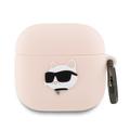 AirPods 4 Karl Lagerfeld Choupette Head 3D Silicone Case