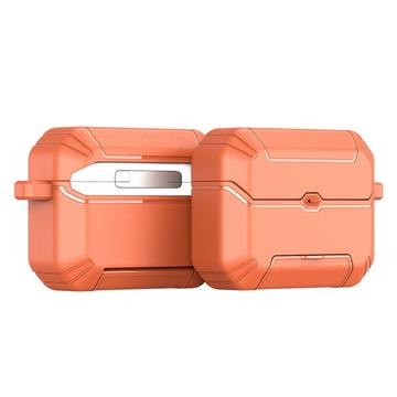 AirPods Pro 3 Dux Ducis Pecs Case with Stand and Alloy Hook - Orange