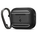 AirPods Pro 3 Spigen Rugged Armor TPU Case - Black