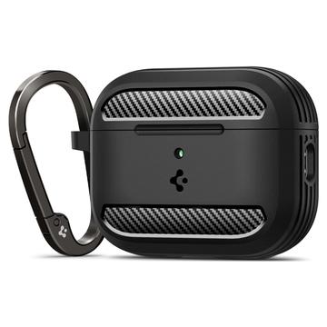 AirPods Pro 3 Spigen Rugged Armor TPU Case - Black