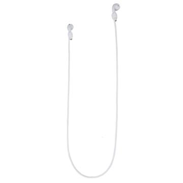AirPods/AirPods Pro 2 Silikonový popruh na krk - 70 cm - bílý