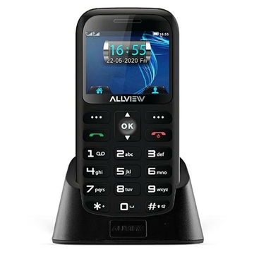 Allview D3 Senior Telefon se SOS - 3G, Dual SIM - černý