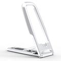 Aluminum Alloy Adhesive Bracket Cellphone Stand Folding Kickstand Mobile Phone Support - Silver