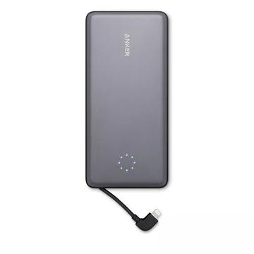 Anker PowerCore+ Pro 10000mAh Power Bank with Lightning Cable - Grey