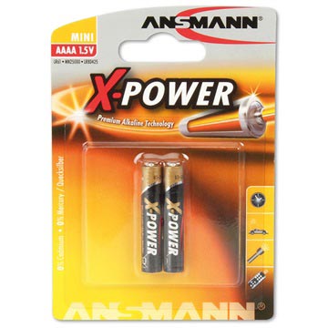 ANSMANN X -Power AAAA Battery 1510-0005 - 1,5V - 1x2