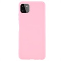 Anti -Fingerprint Matte Samsung Galaxy A22 5G, Galaxy F42 5G TPU pouzdro - Pink