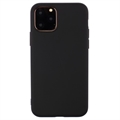 iPhone 15 Pro Max Proti Otiskům Prstů Matné Pouzdro TPU - Černé