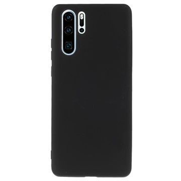 Huawei P30 Pro Anti -Fingerprint Matte TPU Case - Black
