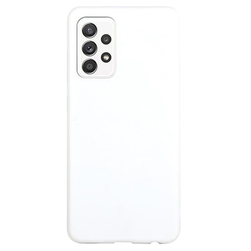 Anti -Fingerprint Matte Samsung Galaxy A53 5G TPU Case - White