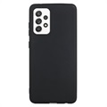 Anti -Fingerprint Matte Samsung Galaxy A73 5G TPU Case - Black