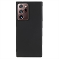 Matná Proti Otiskům Prstů Samsung Galaxy Note20 Ultra Pouzdro TPU - Černé