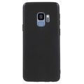 Matné Pouzdro TPU na Samsung Galaxy S9 Proti Otiskům Prstů - Černé
