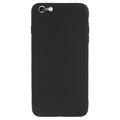 Matné Pouzdro TPU na iPhone 6 Plus/6S Plus Proti Otiskům Prstů - Černé