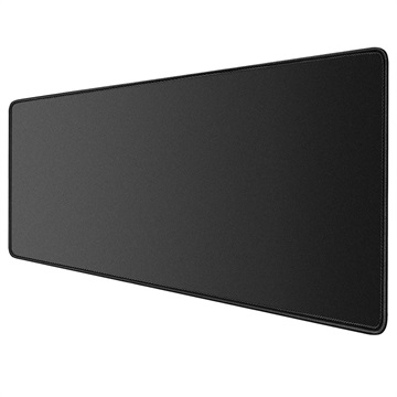 Anti -Slip Gaming Mousepad s prošívanými hranami - černá